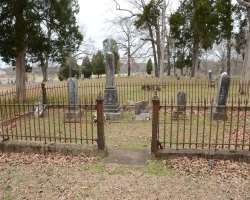 The cemetery was formed in fashionable rural cemetery style.